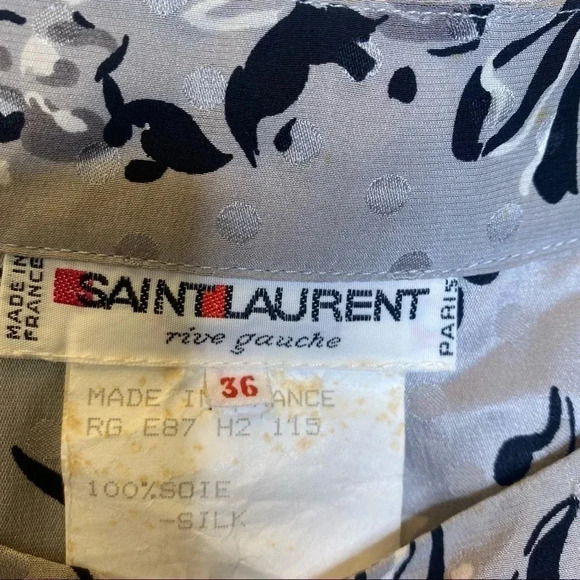 Rare Vintage Yves Saint Laurent Rive Gauche Cupids's Heart Russian Collection - Picture 2 of 8